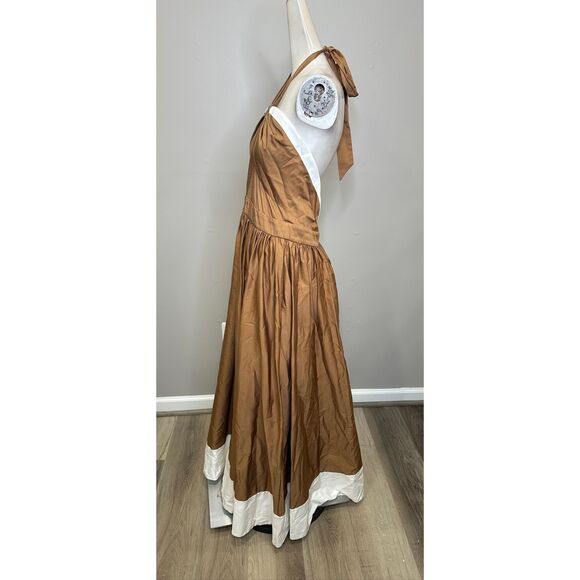 Alice + Olivia BEATRIX SWEETHEART TIE NECK DRESS Size US 12 $595 - Picture 9 of 13